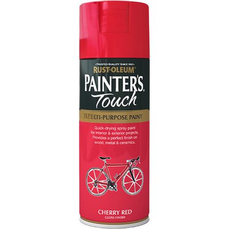Rust-Oleum Painter’s Touch Spray Paint 400ml Gloss - Cherry Red