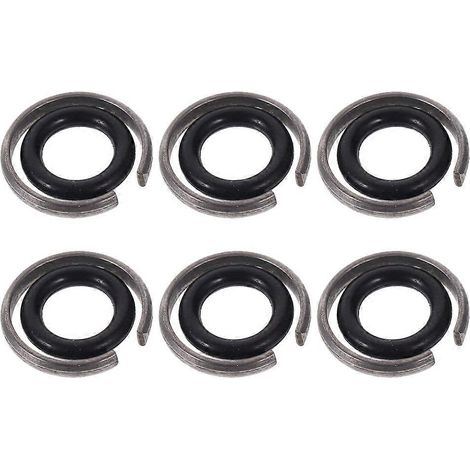 Accessoires pour visseuse à percussion, jeu de 6 clés à bague de serrage, noir, pour usage quotidien et nettoyage (1/5)