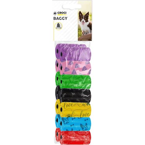 Set 4 pezzi Sacchetti Ricambio 14x20 colori assortiti