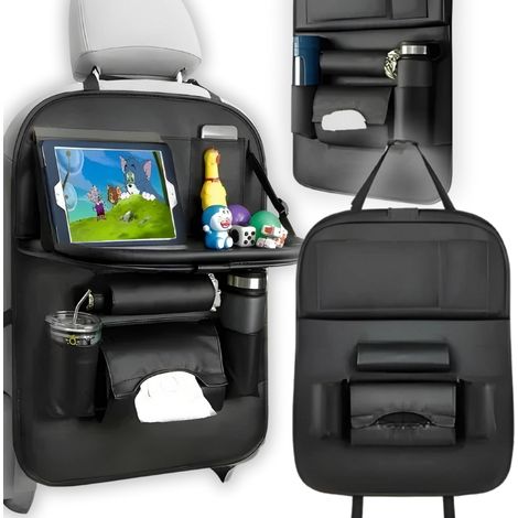 Organizador de estantes, protector de mesa, funda de asiento de coche de cuero ecológico (1/5)