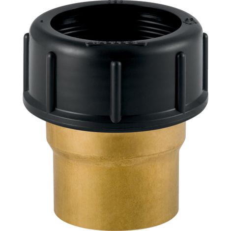 PE Stutzen  56mm auf Blei 2" mess. m. Verschraubung z.Einlöten 359330