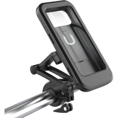 Etanche Support Telephone Velo,360°Support Smartphone Scooter avec Habillage Pluie Porte Téléphone pour Moto (1/5)