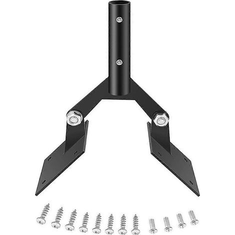Support de girouette de toit réglable pour girouette de jardin, station météo extérieure, poteau de fixation pour arroseur de toit d'urgence (1/5)