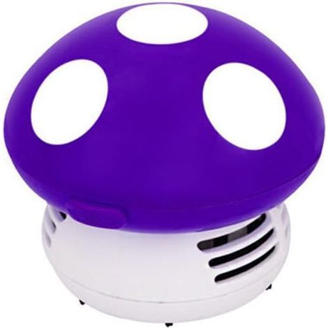 Mini Table/Desk/Push/Car Vacuum Cleaner (Purple) (1/3)