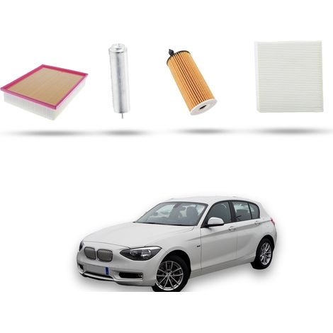 Kit Tagliando 4 filtri compatibile con Bmw Serie 1 (F20,F21) 114d 70kw dal 2012 al 2014 (1/5)