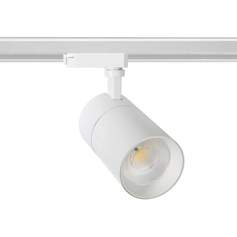 Faretto LED Binario Monofase 20W Regolabile Mallet Bianco 5000K Bianco Freddo (1/5)