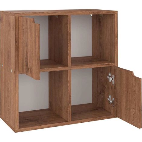 Maison Exclusive - Bücherregal Braun Eichen-Optik 60x27,5x59,5 cm (1/5)