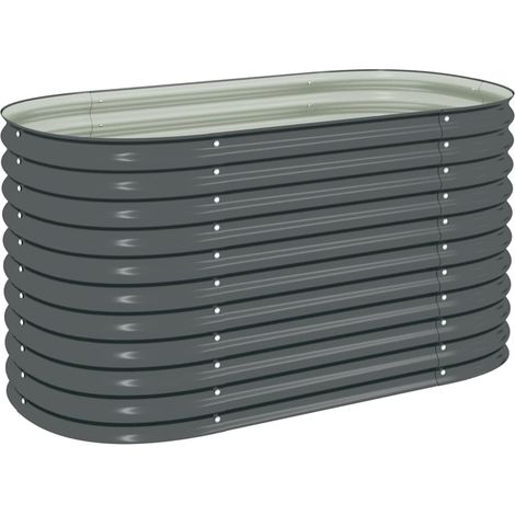 Maison Exclusive - Garten-Hochbeet 160x80x81 cm Verzinkter Stahl