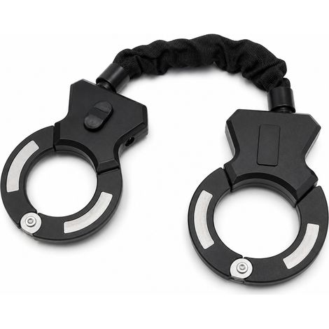 Antivol Menottes 2 Pièces pour Vélo Trottinette Noir
