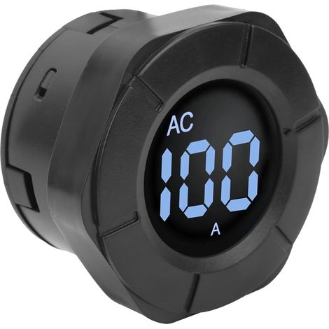 Ampèremètre numérique AC à écran LCD rond PZEM024A100A avec transformateur de courant à noyau divisé AC30500V (1/5)