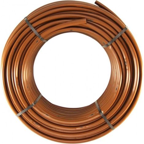 Tubo irrigazione Ala gocciolante autocompensante 16 mm passo 33 cm 25m, marrone