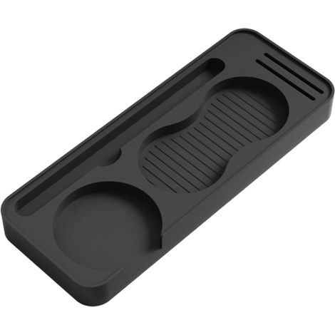 Almohadilla de silicona práctica para cafetera de émbolo - Negra