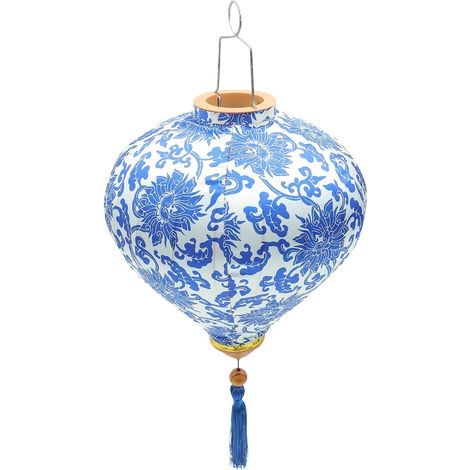 Lanterne Chinoise en Soie pour Décoration de Fête Extérieure, Solide et Facile à Suspendre, pour Mariage et Festival Printanier (1/5)