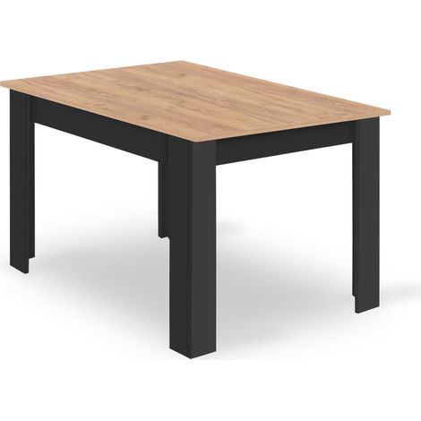 Tavolo da pranzo NP Craft con gambe nere 120x80 cm