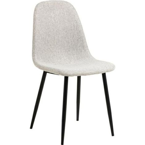 Sedia Celia, grigio chiaro/nero (1/5)