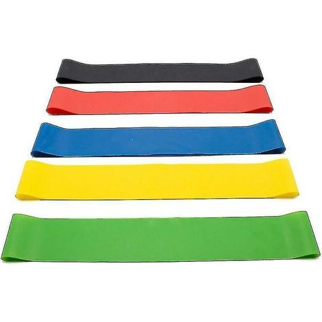 Resistance Bands Bodybuilding Workout Elastic Band Compatible with Yoga (1/5)