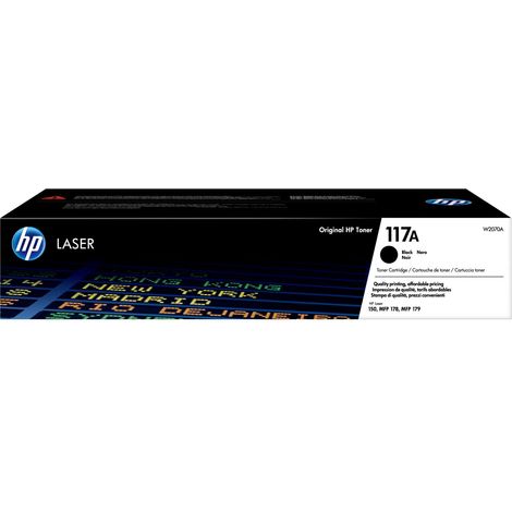 HP Cartuccia Toner Nero per Stampante Laser Originale 117A (1/5)