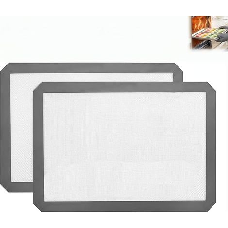 Silicone Baking Mat Macaroons, Cookies and Pastries, Heat Resistant for Oven and Microwave (1/3)