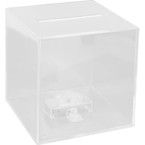 Tirelire transparente en acrylique lumineuse pour adultes et enfants, boîte à monnaie incassable pour économiser billets et pièces, bocal à change à casser pour ouvrir (1/5)