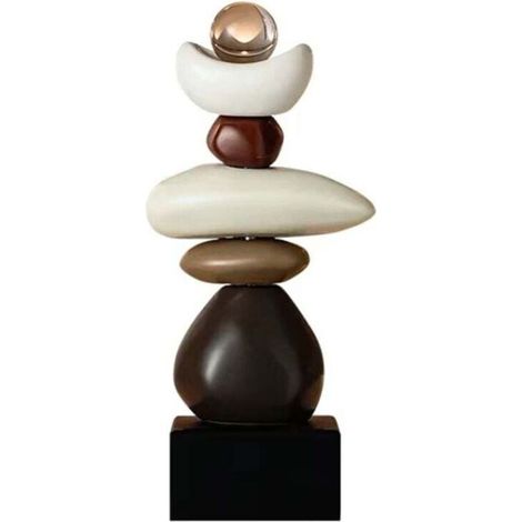 Statue en pierre pour meuble TV, décoration, sans étagère à vin rouge
