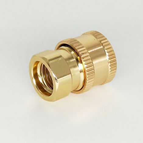 Copper-coated aluminum extension 141.5 for high-pressure water guns, intended for cleaning machines, high-pressure fittings, quick couplings for car washes. (1/4)