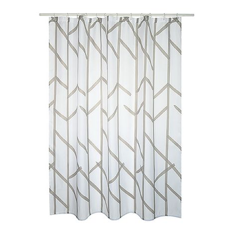 TENDA PER DOCCIA IN TESSUTO POLIESTERE TREE- cm 180x200- SPIRE- pezzi 1