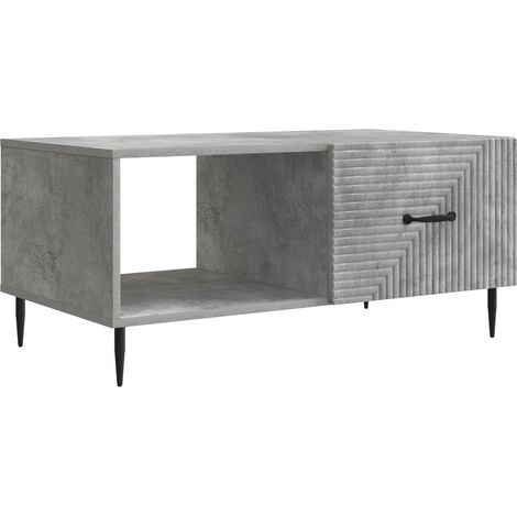 vidaXL Tavolino da salotto Grigio Cemento 90 x 50 x 40 cm