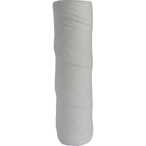 AQUAWATER 3700350801476 ferita Cartuccia del Filtro 20μ-Formato Standard 10 "-Durata 12 Mesi, None, UNITÀ