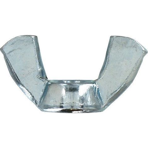 Ecrous à oreilles acier zingué Ø8 - Lot de 6