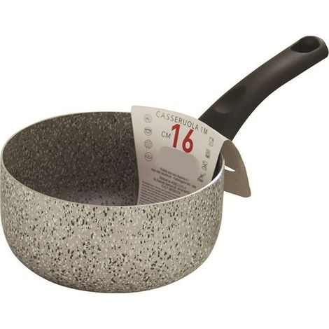 Trade Shop - Non-Stick-Topf mit ergonomischem 16-20 cm Küchenutensiliengriff -     -16cm  -