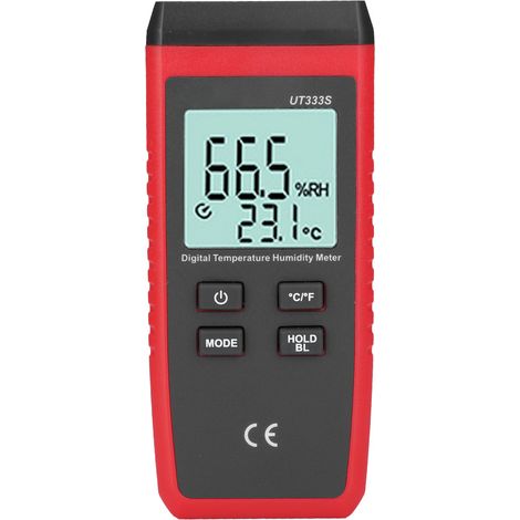 UT333S Digitales Temperatur- und Feuchtigkeitsmessgerät LCD-Thermometer Hygrometer Hygrothermograph (1/5)