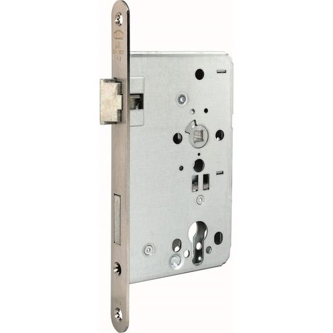 FORMAT Einsteckschloss Kl.3, PZW, 65/78/8, FlF, Niro-Stulp rd. 20x235 mm, rechts (1/3)