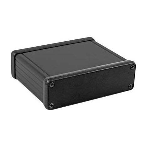 Hammond Electronics 1455L801BK Contenitore universale Alluminio estruso Nero (anodizzato) 1 pz.