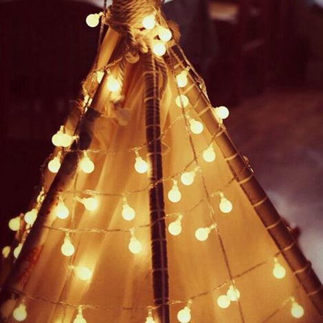 Guirlande Lumineuse - Guirlande À Boules - 10 LED Blanc Froid - Longueur 1,5 M - Pour Décoration Intérieure Et Extérieure - 1 Pièce (1/4)