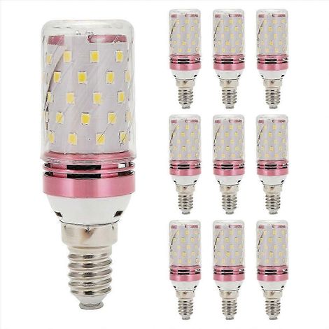 Ampoule LED E14 12W, type maïs, remplace les lampes halogènes, lumière chaude de bonne qualité. WHBYV (1/4)