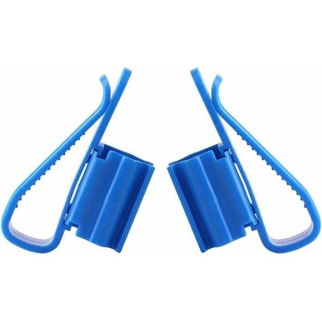 Set of 2 Aquarium Pipe Fixing Supports Clip for Diameter 8 to 16 mm (1/4)