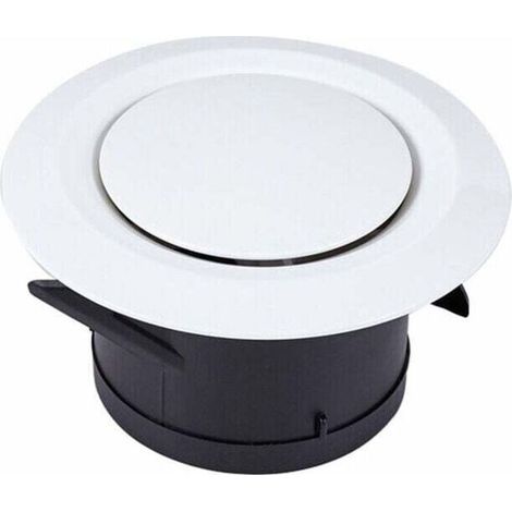 Grilles d'extraction et de soufflage d'air Ø100, SL.GT 3 mâchoires articulées - grilles de ventilation rondes réglables en plastique - ventilation par ventilateur (1/5)