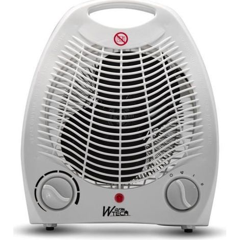 Heizlüfter - 2000W - WARM TECH - 240V - Bis zu 15m3 - Weiß