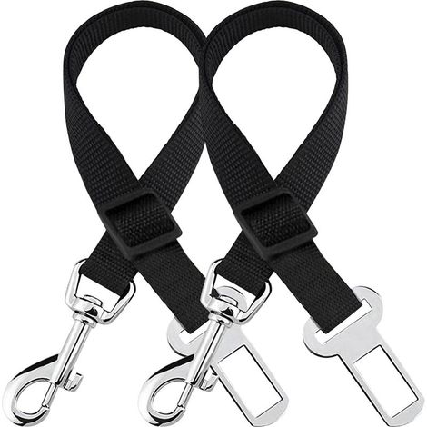 Ceinture de sécurité réglable en nylon pour animaux de compagnie, compatible avec toutes les voitures et poussettes. (1/5)