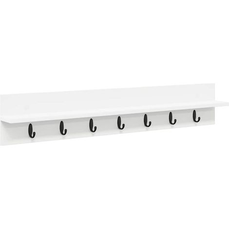 Maison Exclusive - Wandmontierter nachttisch Weiß 100 x 10,5 x 18