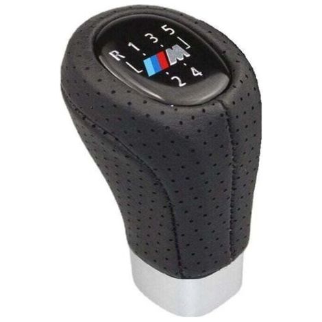 VURAHOME - 5 Vitesses Pommeau de Levier de Vitesse pour BMW E34 E36 E38 E39 E46 E53 E60 E61 , XU,E63 E64 E83 E90 E91 E92 E93 Levier de Vitesses Handball Levier de Vitesses Handball - (1/4)
