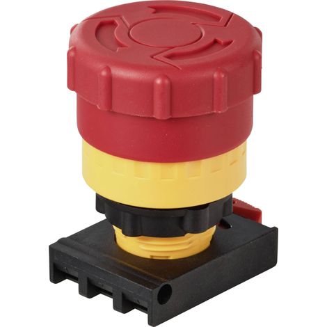 TRU COMPONENTS TC-12835272 ONPOW26-K-TSA Coup de poing d'arrêt d'urgence bouton rouge 1 pc(s) (1/2)