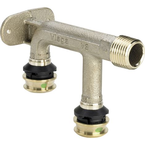 Disque à double paroi avec SC Raxofix 5325.6 en bronze silicium 16 mm x R1/2 x 16 mm