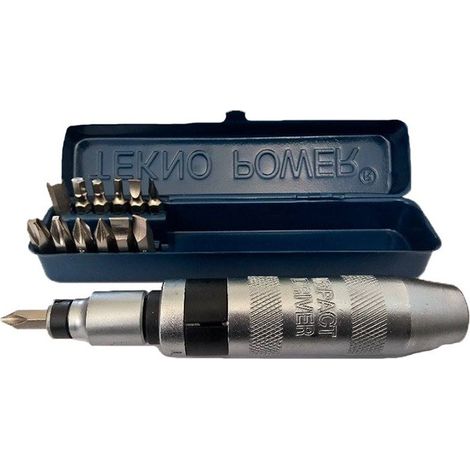 Trade Shop - Atornillador De Impacto Con Puntas Reversibles De Cromo Vanadio -