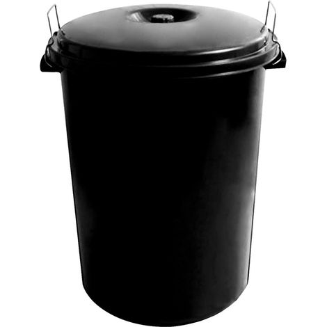 WOLFPACK LINEA PROFESIONAL cubo basura plastico comunidad con tapa 100 litros