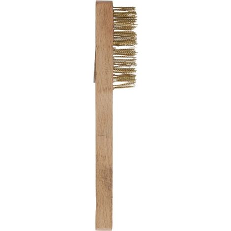 NORTON - Brosse main bougie bois laiton 180x40 Norton