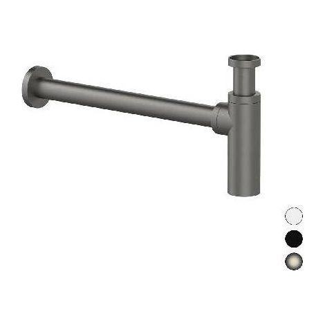 SIFONE D'ARREDO TONDO Misura: 1" 1/4 Nichel Spazzolato Opac