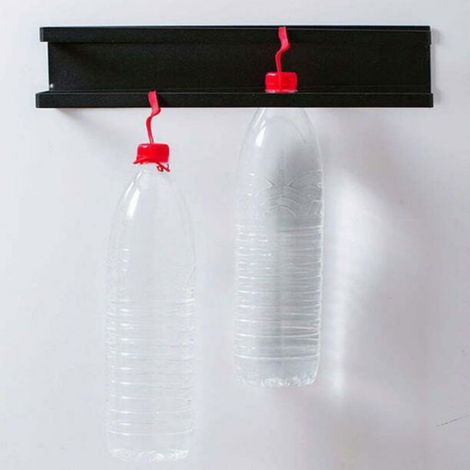 Porte-Serviettes en Acier Inoxydable, Porte Serviette d'invités Auto-adhésif sans perçage, Porte-Serviettes de Bain adhésif avec (1/5)