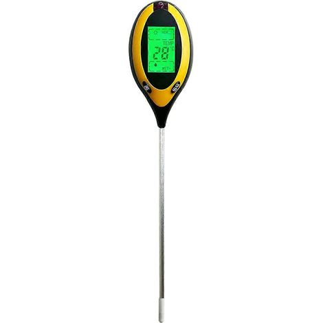 Testeur de pH du sol 4 en 1 : mesure de l’humidité, de la température et du pH du sol (1/5)