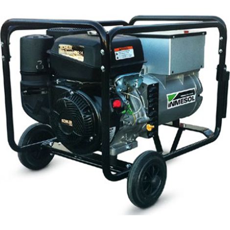 Moto soldadora 220 amperios, trifásico 400V/230V potencia 6,5 kVa Inmesol AKS-650 Motor Kholer Gasolina Arranque Manual